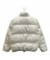 A BATHING APE (アベイシングエイプ) TONAL SOLID CAMO PUFFER DOWN JACKET ホワイト サイズ:M：25000円