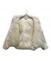 中古・古着 A BATHING APE (アベイシングエイプ) TONAL SOLID CAMO PUFFER DOWN JACKET ホワイト サイズ:M：25000円