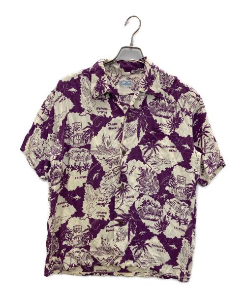 Sun Surf（サンサーフ）Sun Surf (サンサーフ) アロハシャツ パープル サイズ:SIZE Lの古着・服飾アイテム