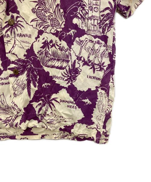 Sun Surf（サンサーフ）Sun Surf (サンサーフ) アロハシャツ パープル サイズ:SIZE Lの古着・服飾アイテム