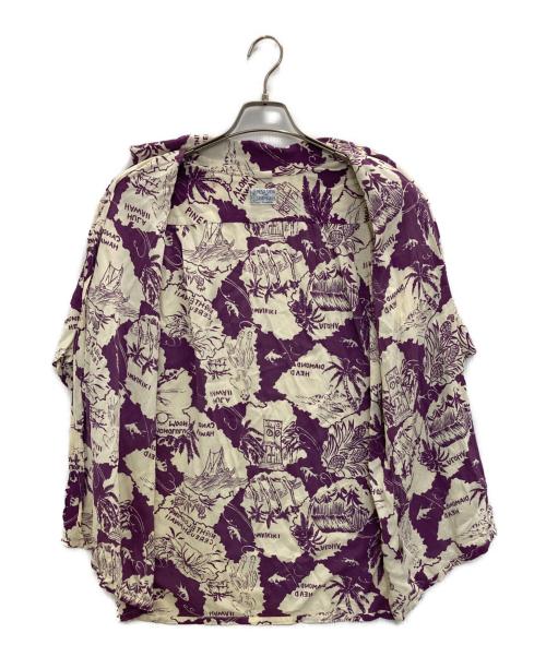 Sun Surf（サンサーフ）Sun Surf (サンサーフ) アロハシャツ パープル サイズ:SIZE Lの古着・服飾アイテム