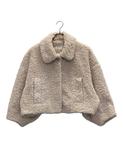 Snidel（スナイデル）Snidel (スナイデル) ショートボアコート ベージュ サイズ:Sの古着・服飾アイテム