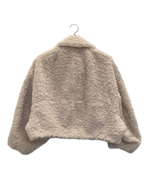 Snidel（スナイデル）Snidel (スナイデル) ショートボアコート ベージュ サイズ:Sの古着・服飾アイテム