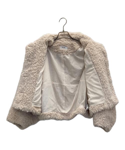 Snidel（スナイデル）Snidel (スナイデル) ショートボアコート ベージュ サイズ:Sの古着・服飾アイテム