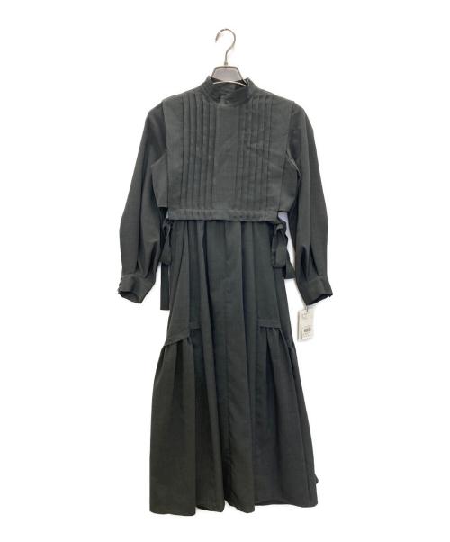 Snidel（スナイデル）Snidel (スナイデル) タックレイヤードワンピース グレー サイズ:SIZE S 未使用品の古着・服飾アイテム