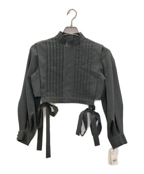 Snidel（スナイデル）Snidel (スナイデル) タックレイヤードワンピース グレー サイズ:SIZE S 未使用品の古着・服飾アイテム