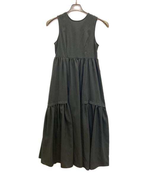 Snidel（スナイデル）Snidel (スナイデル) タックレイヤードワンピース グレー サイズ:SIZE S 未使用品の古着・服飾アイテム