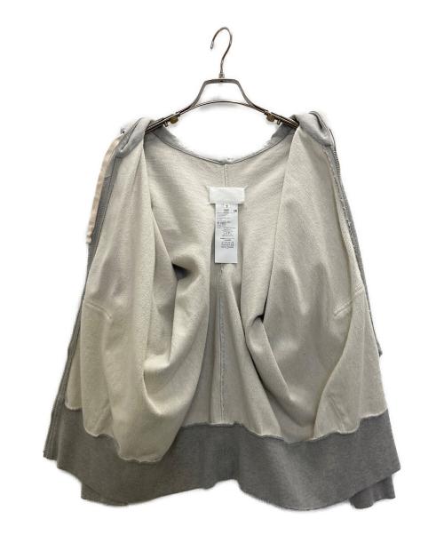 Maison Margiela（メゾンマルジェラ）Maison Margiela (メゾンマルジェラ) ZIP UP Hoodie グレー サイズ:36の古着・服飾アイテム