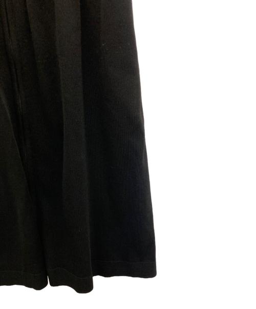 Rene（ルネ）Rene (ルネ) フリルスリーブ フロントパールジップワンピース ブラック サイズ:表記無しの古着・服飾アイテム