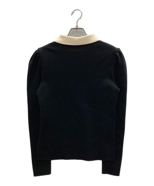FOXEY（フォクシー）FOXEY (フォクシー) シルビアボウニット ブラック サイズ:40の古着・服飾アイテム