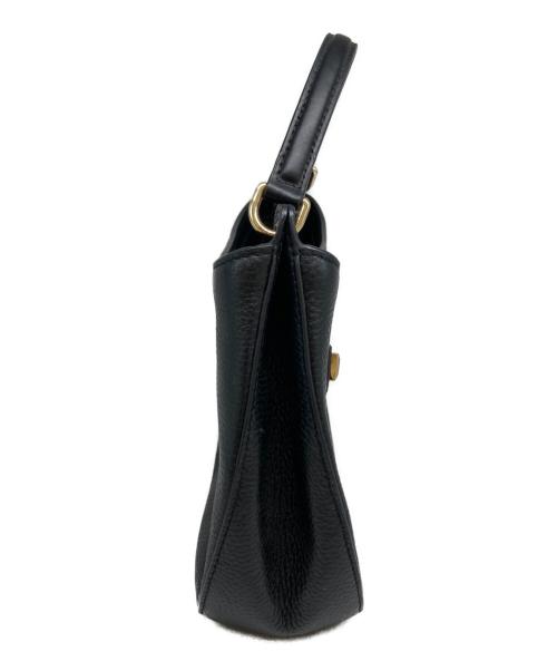 FURLA（フルラ）FURLA (フルラ) アフロディーテ レザー ショルダーバッグ ブラックの古着・服飾アイテム