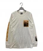 stussyステューシー）の古着「プリントカットソー」｜アイボリー