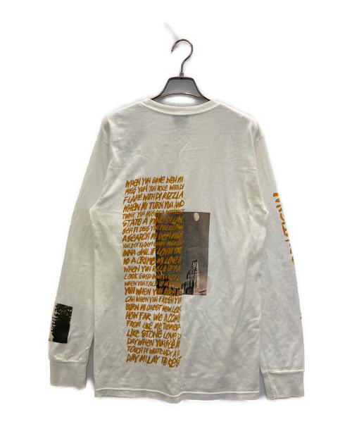 stussy（ステューシー）stussy (ステューシー) プリントカットソー アイボリー サイズ:Sの古着・服飾アイテム