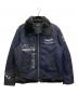 AVIREX（アヴィレックス）の古着「MULTI STENCIL NYLON B-3 JACKET」｜ネイビー