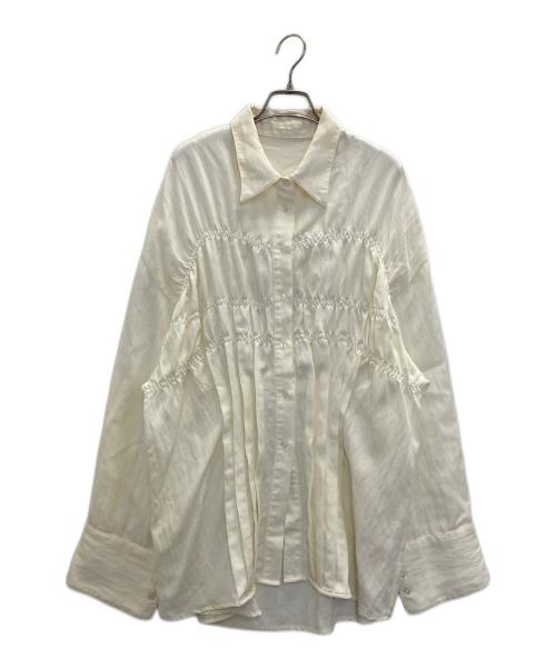 Knuth Marf（クヌースマーフ）Knuth Marf (クヌースマーフ) シャツ ホワイト サイズ:FREEの古着・服飾アイテム
