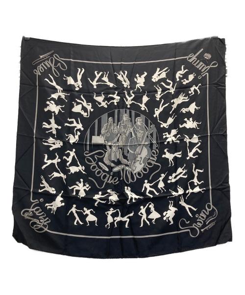 HERMES（エルメス）HERMES (エルメス) カレ90 ブラックの古着・服飾アイテム