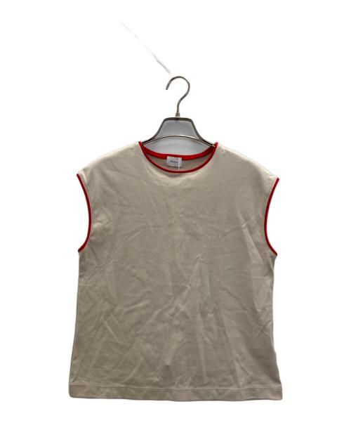 MANOF（マノフ）MANOF (マノフ) スキームライン カット トップス ベージュ サイズ:FREE 未使用品の古着・服飾アイテム