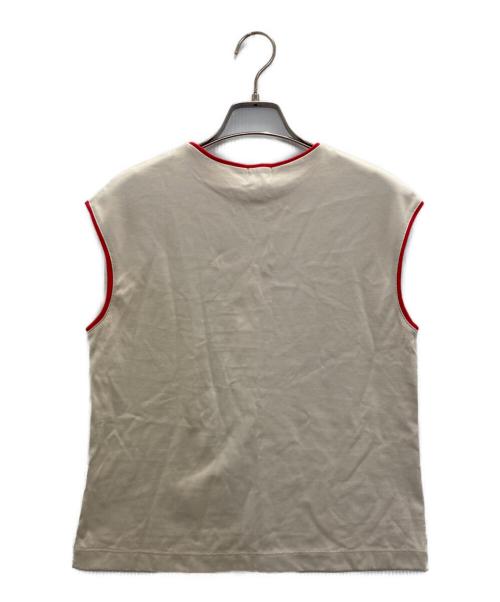 MANOF（マノフ）MANOF (マノフ) スキームライン カット トップス ベージュ サイズ:FREE 未使用品の古着・服飾アイテム