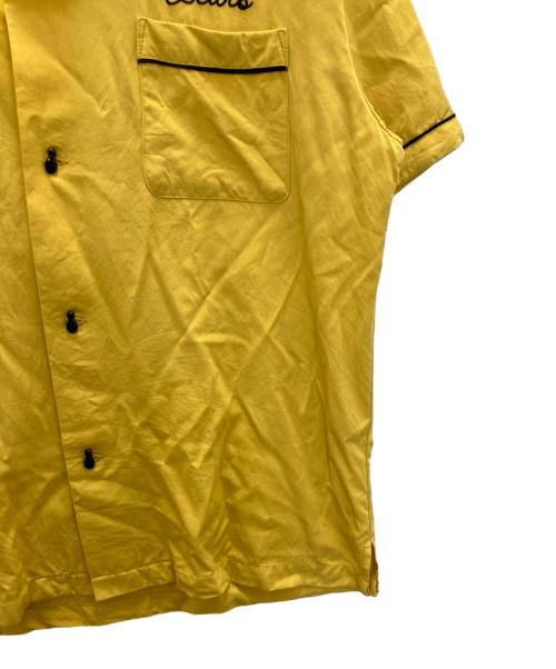 HOUSTON（ヒューストン）HOUSTON (ヒューストン) ボウリングシャツ イエロー サイズ:Ｍの古着・服飾アイテム