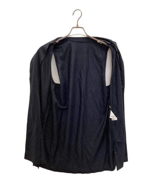 Leilian（レリアン）Leilian (レリアン) ジレ ネイビー サイズ:Mの古着・服飾アイテム