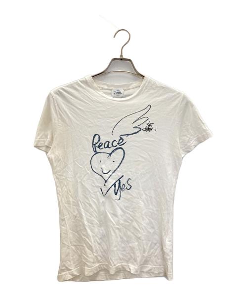Vivienne Westwood man（ヴィヴィアン ウェストウッド マン）Vivienne Westwood man (ヴィヴィアン ウェストウッド マン) 半袖カットソー ホワイト サイズ:XSの古着・服飾アイテム