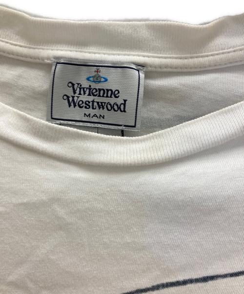 Vivienne Westwood man（ヴィヴィアン ウェストウッド マン）Vivienne Westwood man (ヴィヴィアン ウェストウッド マン) 半袖カットソー ホワイト サイズ:XSの古着・服飾アイテム