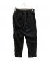 WHITE MOUNTAINEERING (ホワイトマウンテ二アニング) TAPERED PANTS ブラック：4000円