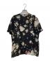 N°21（ヌメロヴェントゥーノ）の古着「花柄シルクブラウス」｜ブラック