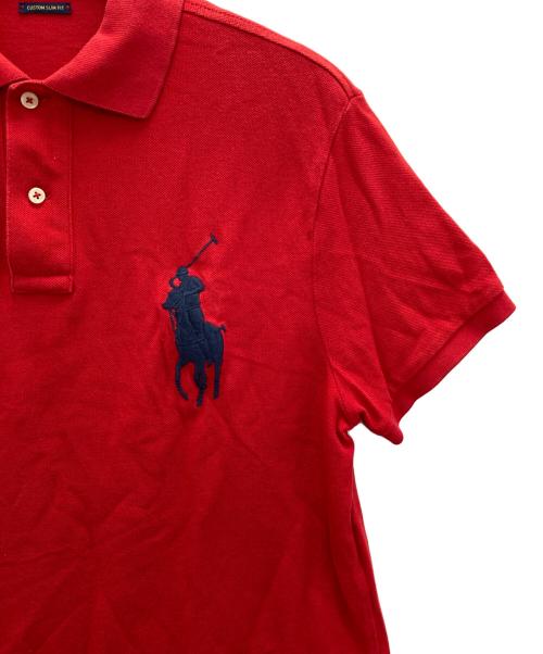 POLO RALPH LAUREN（ポロ・ラルフローレン）POLO RALPH LAUREN (ポロ・ラルフローレン) ビッグポニーポロシャツ レッド サイズ:Ｍの古着・服飾アイテム