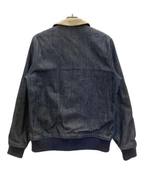 SUPREME（シュプリーム）SUPREME (シュプリーム) 10AW SHEARLING COLLAR DENIM BOMBER JACKET インディゴ サイズ:Mの古着・服飾アイテム