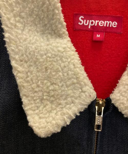 SUPREME（シュプリーム）SUPREME (シュプリーム) 10AW SHEARLING COLLAR DENIM BOMBER JACKET インディゴ サイズ:Mの古着・服飾アイテム