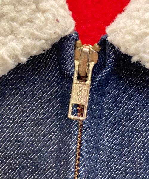 SUPREME（シュプリーム）SUPREME (シュプリーム) 10AW SHEARLING COLLAR DENIM BOMBER JACKET インディゴ サイズ:Mの古着・服飾アイテム