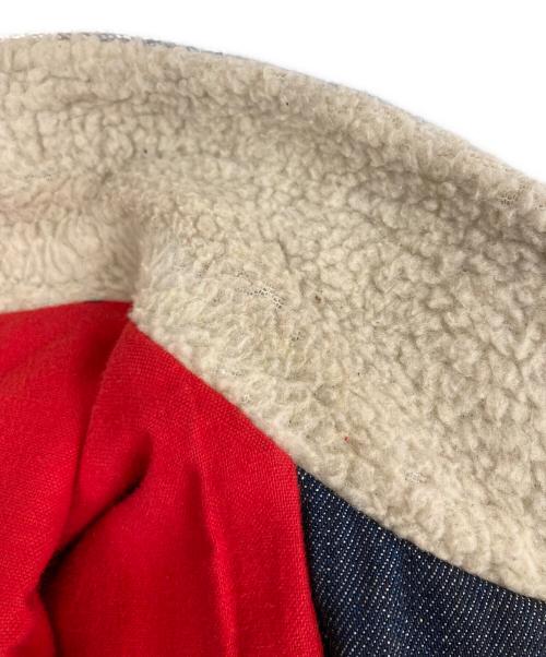 SUPREME（シュプリーム）SUPREME (シュプリーム) 10AW SHEARLING COLLAR DENIM BOMBER JACKET インディゴ サイズ:Mの古着・服飾アイテム