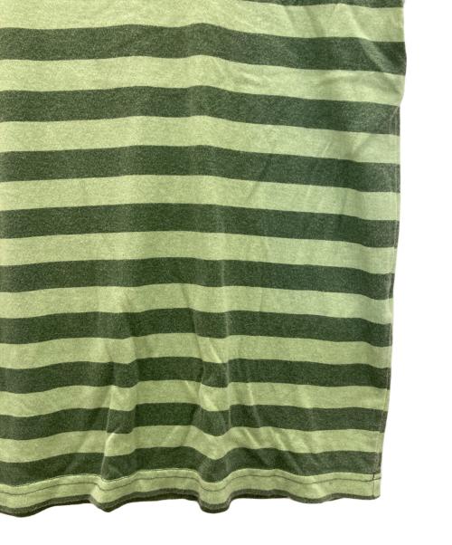 SUPREME（シュプリーム）Supreme (シュプリーム) 22SS Reverse Stripe S/S Top/リバース ストライプ ショートスリーブ トップ グリーン サイズ:Sの古着・服飾アイテム