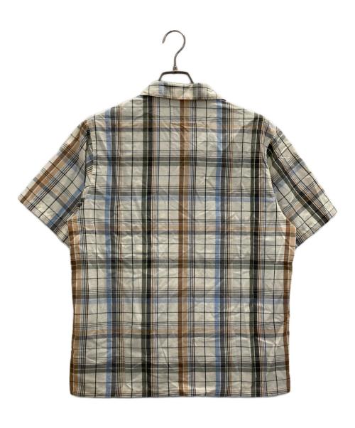 Carhartt WIP（カーハート ワーク イン プログレス）CARHARTT WIP (カーハート ワーク イン プログレス) オープンカラーチェックシャツ ベージュ サイズ:Sの古着・服飾アイテム