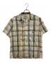 CARHARTT WIP（カーハート ワーク イン プログレス）の古着「オープンカラーチェックシャツ」｜ベージュ