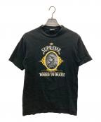 SUPREMEシュプリーム）の古着「10AW Bored To Death Tee/テン・エーダブリュー ボード・トゥー・デス ティー」｜ブラック