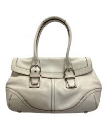 COACH（コーチ）の古着「ハンドバッグ」｜アイボリー