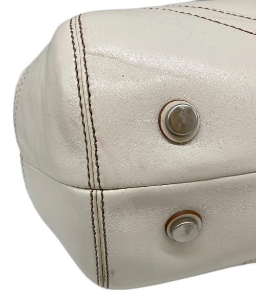 COACH（コーチ）COACH (コーチ) ハンドバッグ アイボリーの古着・服飾アイテム
