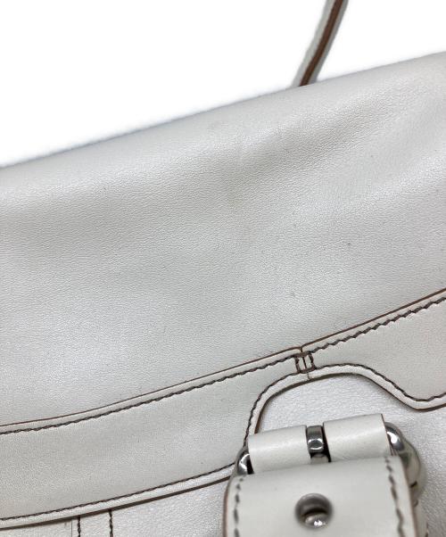 COACH（コーチ）COACH (コーチ) ハンドバッグ アイボリーの古着・服飾アイテム