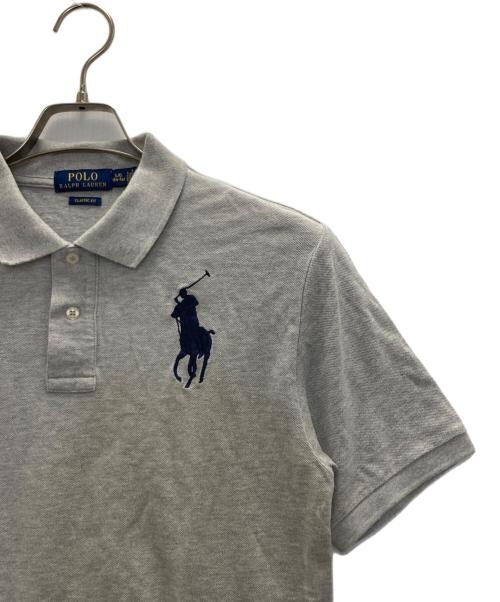POLO RALPH LAUREN（ポロ・ラルフローレン）POLO RALPH LAUREN (ポロ・ラルフローレン) ビッグポニーポロシャツ グレー サイズ:Ｌの古着・服飾アイテム