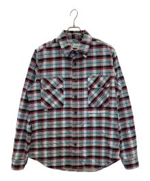 OFFWHITE（オフホワイト）の古着「チェックネルシャツ」｜グレー