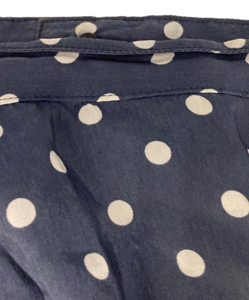 tricot COMME des GARCONS（トリココムデギャルソン）tricot COMME des GARCONS (トリココムデギャルソン) ドット柄ガウチョパンツ ネイビー サイズ:Mの古着・服飾アイテム