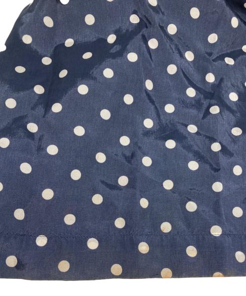tricot COMME des GARCONS（トリココムデギャルソン）tricot COMME des GARCONS (トリココムデギャルソン) ドット柄ガウチョパンツ ネイビー サイズ:Mの古着・服飾アイテム