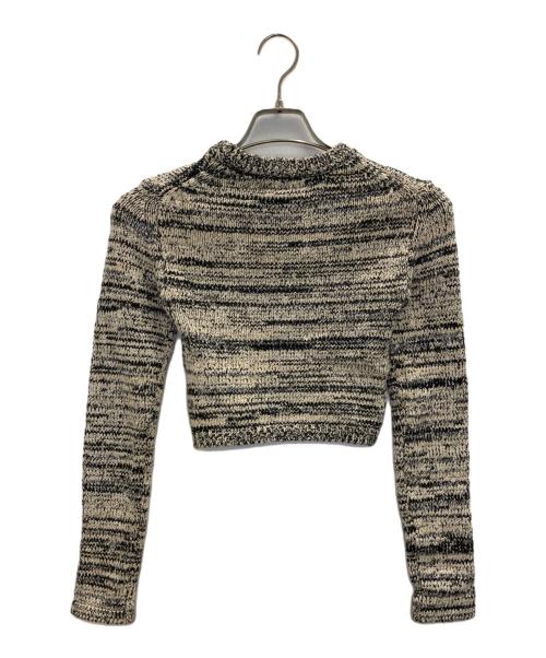 CLANE（クラネ）CLANE (クラネ) COTTON SHORT KNIT TOPS ベージュ サイズ:1の古着・服飾アイテム