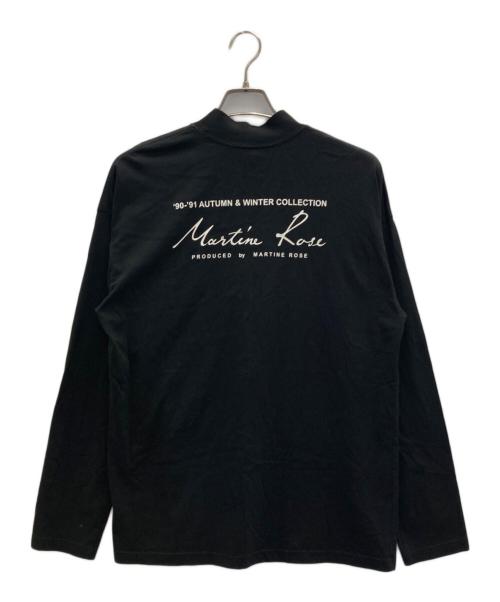 MARTINE ROSE（マーティン・ローズ）Martine rose (マーティン・ローズ) ハイネックカットソー ブラック サイズ:Sの古着・服飾アイテム