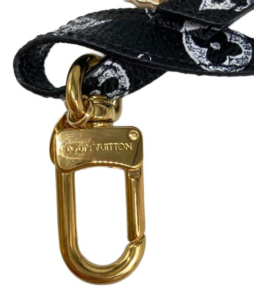 LOUIS VUITTON（ルイ ヴィトン）LOUIS VUITTON (ルイ ヴィトン) ビジュー サック キャットグラム フライングキャット ブラック×ゴールドの古着・服飾アイテム