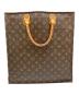 LOUIS VUITTON（ルイ ヴィトン）の古着「モノグラム サックプラ トートバッグ」｜ブラウン