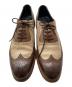中古・古着 GRENSON (グレンソン) ウィングチップシューズ ブラウン サイズ:9F：14000円
