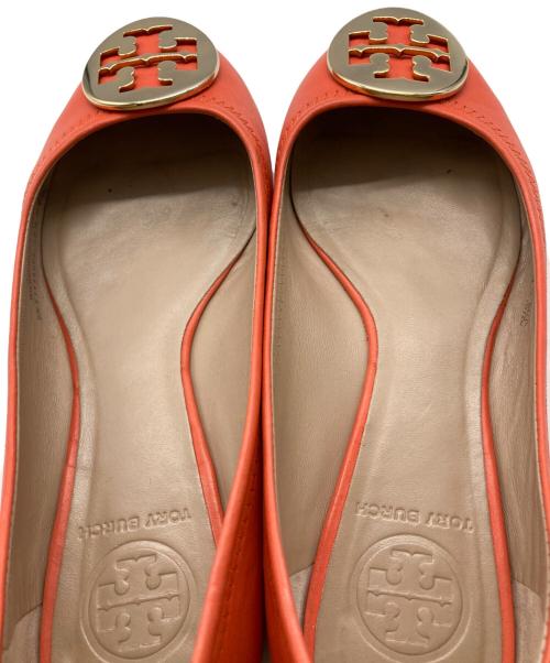 TORY BURCH（トリーバーチ）TORY BURCH (トリーバーチ) フラットパンプス オレンジ サイズ:6 2/1の古着・服飾アイテム